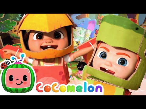 Dinosaur Song | CoComelon - Nursery Rhymes with Nina