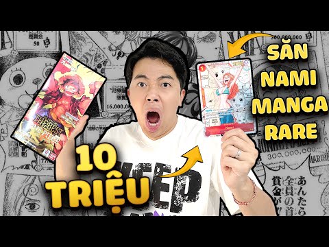 CrisDevilGamer mở 1 thùng One Piece PRB-01 săn Nami Manga rare