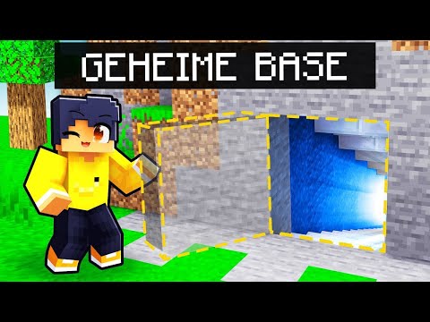 BRAXI BAUT eine GEHEIME BASE die 100% UNSICHTBAR ist in meiner Minecraft Insel!