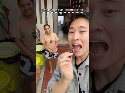 BUAT PRANK MAKAN KECOA⁉️😱🪳🎃 #yangmuliacista #shorts #CistaDibya