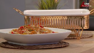 مطبخنا | الشيف أبو وطن ( سويت اند سور تشكن - نودلز الخضار )
