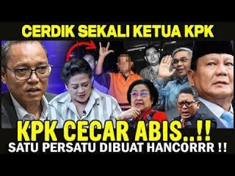 CERDIKNYA KETUA KPK LADENI ANCAMAN PDIP JIKA HASTO DIBUI, CONNIE BAKRIE GIGIT JARI⁉️