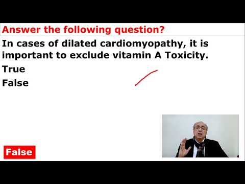 Internal Medicine (Cardiology - Dilated Cardiomyopathy) Q&A