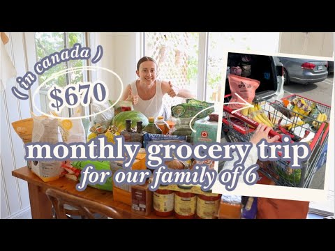 Monthly Bulk Grocery Trip (that saves us $$) For Our Family of 6