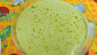 Musse fácil de abacate delicioso