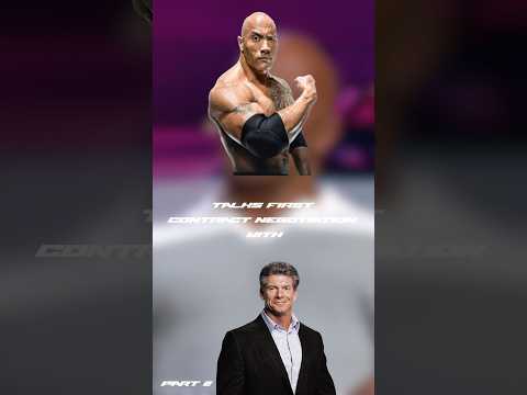 The Rock Talks Contract Negotiation With Vince McMahon Pt. 2 #wwe #dwaynejohnson #vincemcmahon