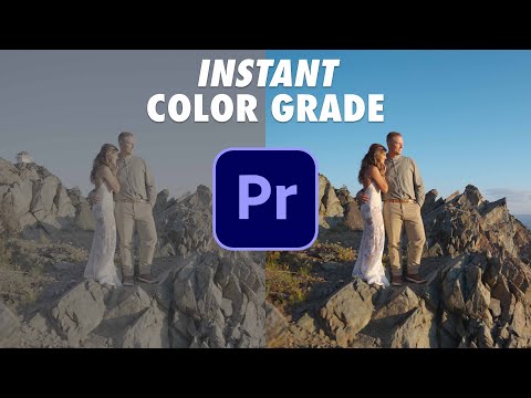 Premiere Pro LOG Color Grading INSTANTLY Without LUTs - Color Management Tutorial