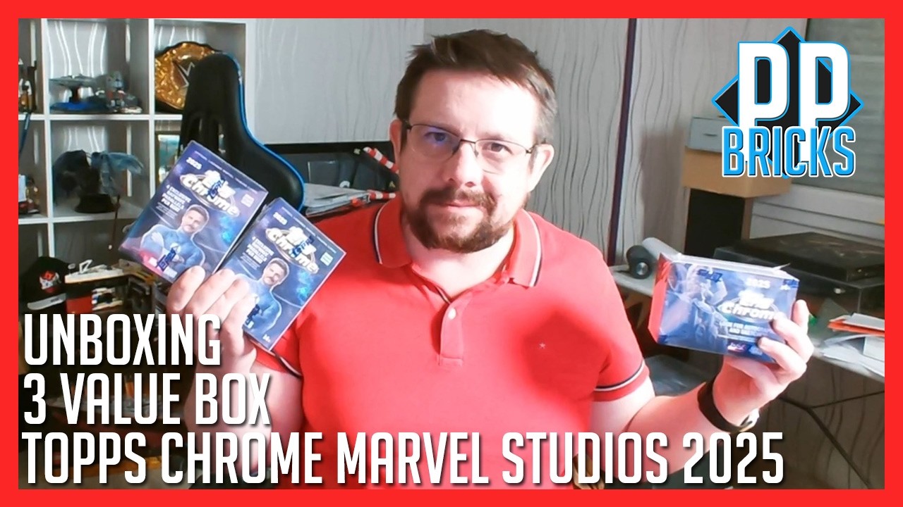 (FR) UNBOXING 3 VALUE BOX - TOPPS CHROME MARVEL STUDIOS 2025
