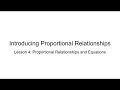 Proportional Relationships and Constants