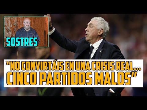 SOSTRES AVISA AL MADRIDISMO: NADIE TIENE MÁS QUE PERDER QUE EL MADRID. NO VOLVÁIS LOCO A FLORENTINO