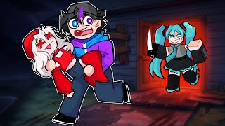 TENGO UNA NOVIA QUE QUIERE MATARME | Escapa de Miku Roblox