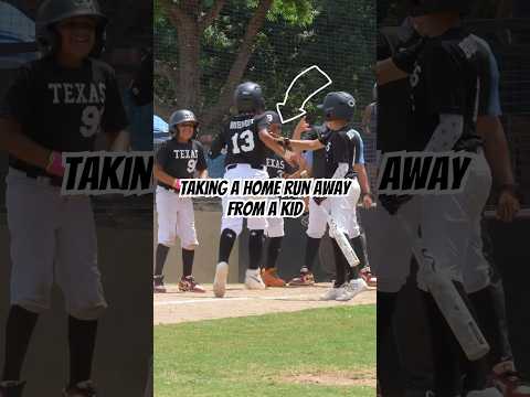 Taking a home run away from a kid is crazy #basebroz #baseballszn #baseball #baseballlove #umpire