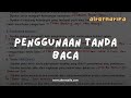 Kuis Tanda Baca