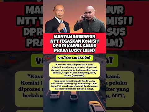 MANTAN GUBERNUR NTT KAWAL TERUS KASUS PRADA LUCKY (ALM) #shorts #tni