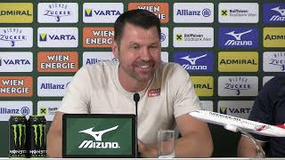Pressekonferenz des SK Rapid vor dem Auswärtsspiel bei Red Bull Salzburg