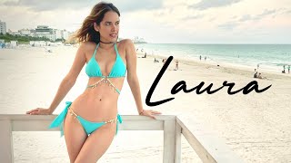 Blue Bikini Model Film #model #bikini #miami #lauracontreras #modelfilm #fashion #top