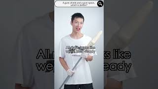 If I Make a Gum Spear And a Gum Shield, What Happens When They Collide?