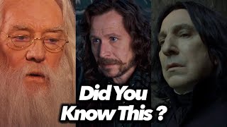 Did You Know These Facts in Harry Potter?