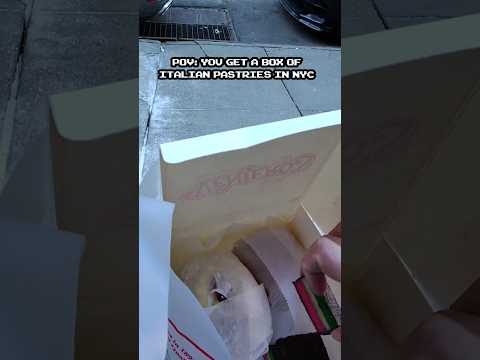 pov italian pastries for St Joseph's Day #nyc #pastry #italianfood #loisaida #bakery #citylife