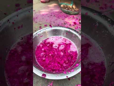 মোম দিয়ে চেরি ফুল বানালাম