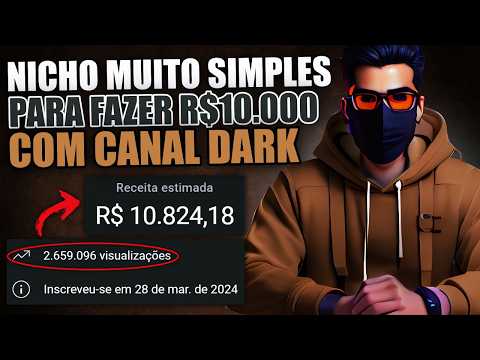 Crie AGORA esse CANAL DARK se quiser ganhar R$10.000 por mês!