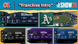 Franchise, Ep 1 ||  "5-Team Franchise Intro: Teams, Trades, Prospects, Stadiums, and Lineups"