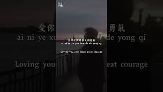 Qing Fei De Yi (情非得已) R&B Lyrics  #歌曲歌词 #lyrics #music #douyin #song #rnb #情非得已