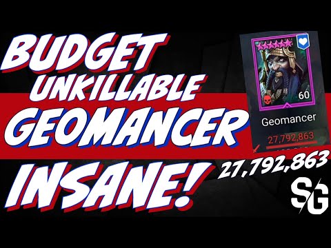 1x ManEAT 1x PainKEEP 1x Geomancer = WINNING! Raid Shadow Legends budget unkillable
