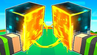 CORTEI BLOCOS ao MEIO no Minecraft 3!
