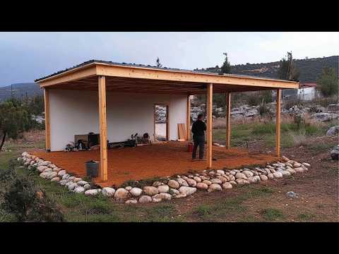 20 Days Man Builds TINY WOODEN House Alone | Start to Finish by ‪@serkanbilgin27‬