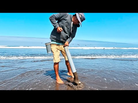 Así Saca la Carnada del mar, le pone en el anzuelo y logra una Pesca Sorprendente