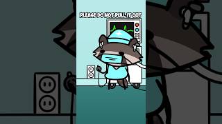 Doctor Rocky Attempts To Fix // Rocky Rakoon Animation Meme #Shorts #tiktok #viral #funny #trending