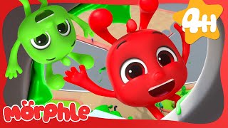 Orphle's Paintbrush Parade! 💚 | Morphle | Fun Color Cartoons | Kids Magic Show