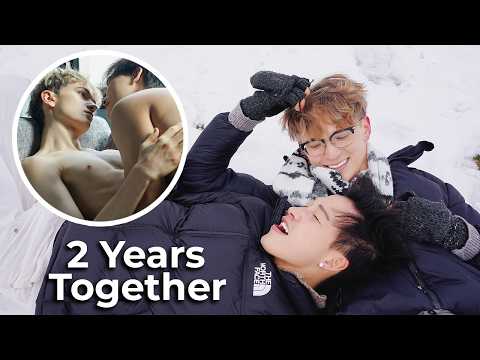 Boyfriends' 2nd Anniversary 💕 Cute Gay Couple 🥰 Surprise Gifts & Sweet Kisses