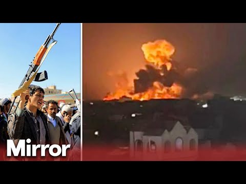 U.S. launch HUGE air strikes on Houthis rebels In Yemen