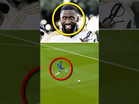 Saiba por que Rüdiger ￼corre todo Esquisito… 🤯 #shorts