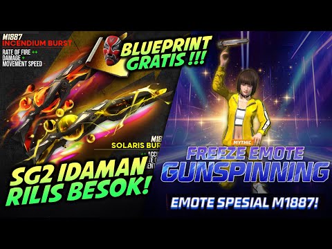 🌟 EVENT IDAMAN - BLUEPRINT INCU GRATISAN NIH! M1887 SOLARIS KUNING RILIS! EMOTE PEMUJA SG2 RILIS