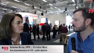 Digitale Bürgersprechstunde mit der neuen SPD-Generalsekretärin (live vom Bundesparteitag)
