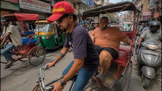 El guía Laky de India me lleva a la vieja Delhi