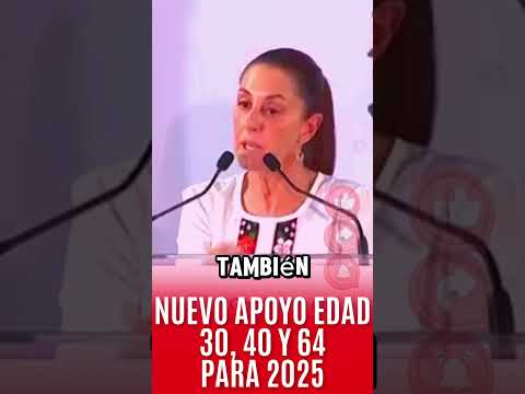 SI TIENES 30 O MÁS ESTE APOYO ES PARA TI PAGO DE $3,100 PARA 2025