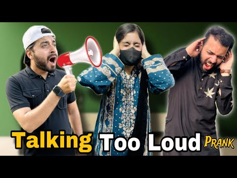 Talking Extremely Loud Prank On Wife😂 | & Irritate Public |@HitPranks