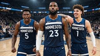 LAMELO BALL & LEBRON JAMES COULD TEAM UP IN MINNESOTA REPORTS SAY WOLVES HAVE INTEREST