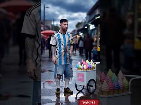 The poor messi was made fun of by his friends because he didn't have a new bike #ronaldo #messi
