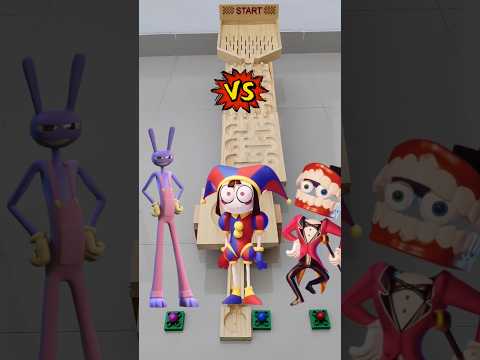 Marble Run ASMR ⭐ Jax VS Pomni VS Caine / マーブル ラン ASMR ⭐ ジャックス VS ポムニ VS ケイン