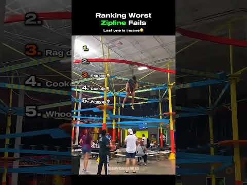 Ranking Worst Zipline Fails