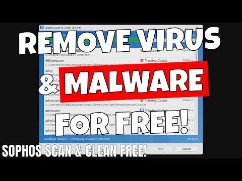 FREE Portable Virus Rootkit Malware Or Adware Removal Sophos Scan & Clean