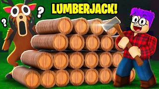 LankyBox Became LUMBERJACKS in 99 NIGHTS in a Roblox Forest...!?