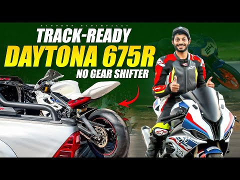 Track- Ready Daytona 675r | No Gear Shifter  | Sandeep Nadimpalli | Telugu |