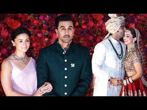 Alia Bhatt And Ranbir Kapoor At Aadar Jain and Alekha Advani's Grand Wedding