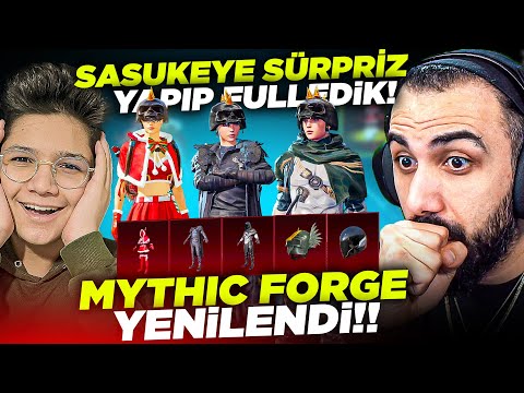 OYUNUN EN NADİR SETLERİ GERİ DÖNDÜ 😱 SASUKEYE SÜRPRİZ YAPIP YENİ MYTHİC FORGE FULLEDİK | PUBG MOBILE